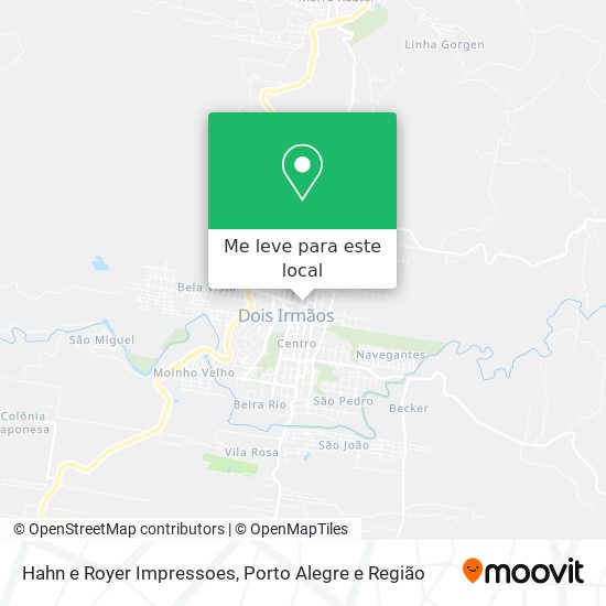 Hahn e Royer Impressoes mapa