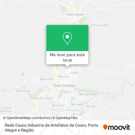 Rede Couro Industria de Artefatos de Couro mapa