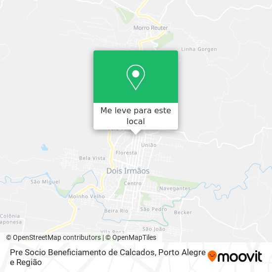 Pre Socio Beneficiamento de Calcados mapa