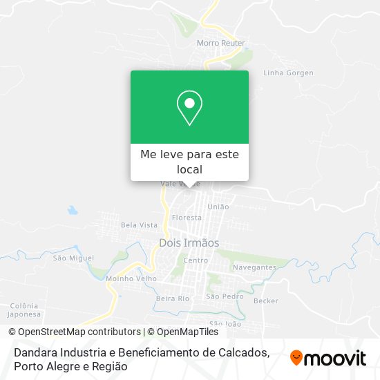 Dandara Industria e Beneficiamento de Calcados mapa