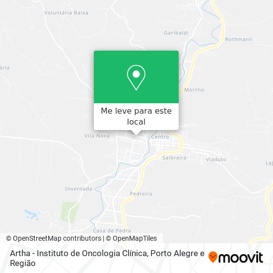 Artha - Instituto de Oncologia Clínica mapa