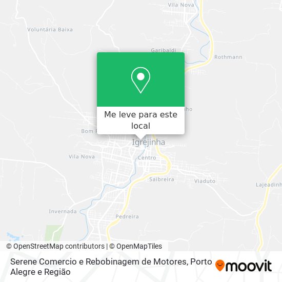 Serene Comercio e Rebobinagem de Motores mapa
