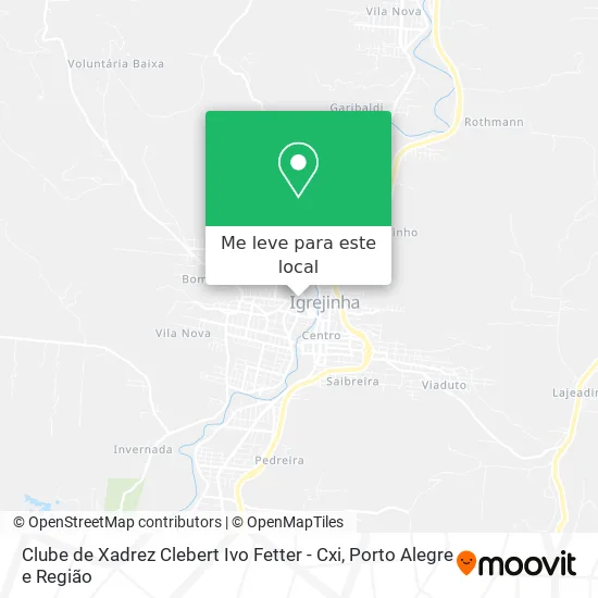 Clube de Xadrez Clebert Ivo Fetter - Cxi mapa