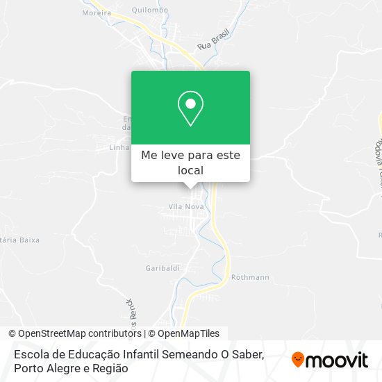 Escola de Educação Infantil Semeando O Saber mapa