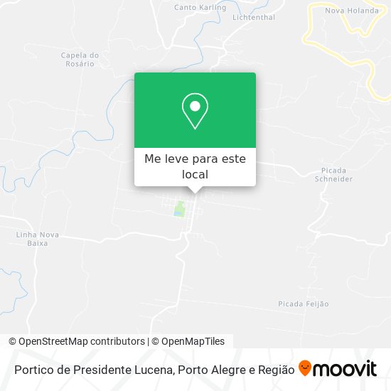 Portico de Presidente Lucena mapa