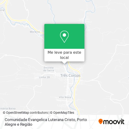 Comunidade Evangelica Luterana Cristo mapa
