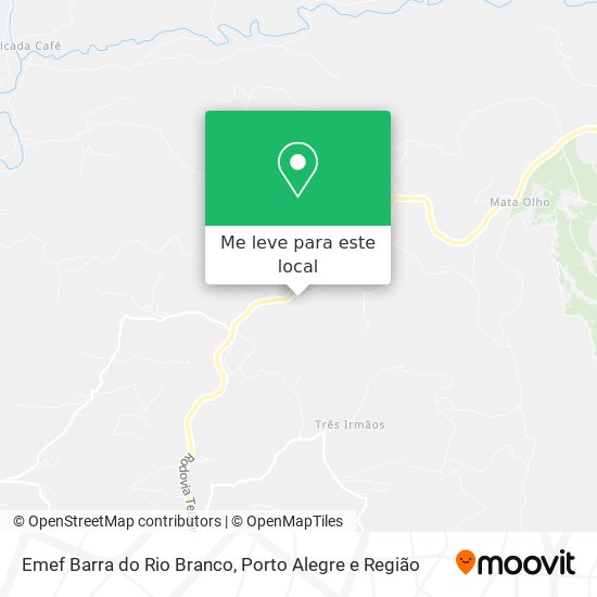 Emef Barra do Rio Branco mapa