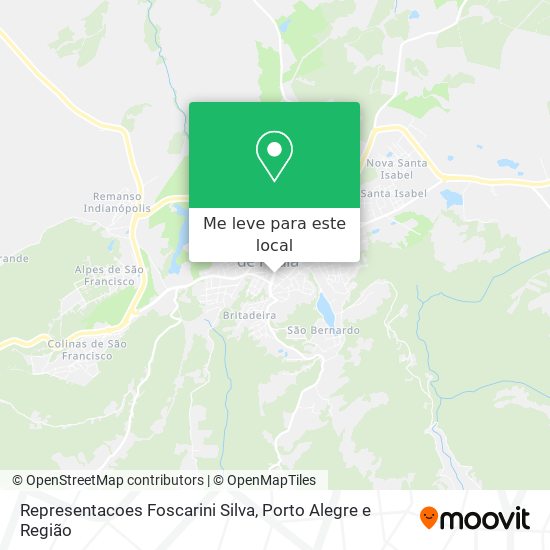 Representacoes Foscarini Silva mapa