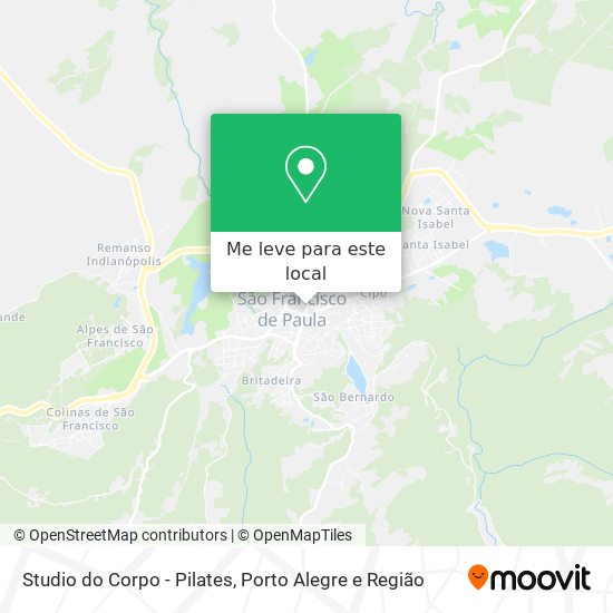Studio do Corpo - Pilates mapa