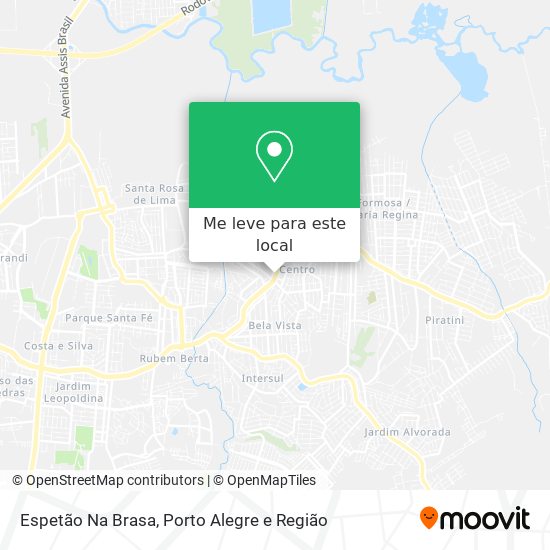 Espetão Na Brasa mapa