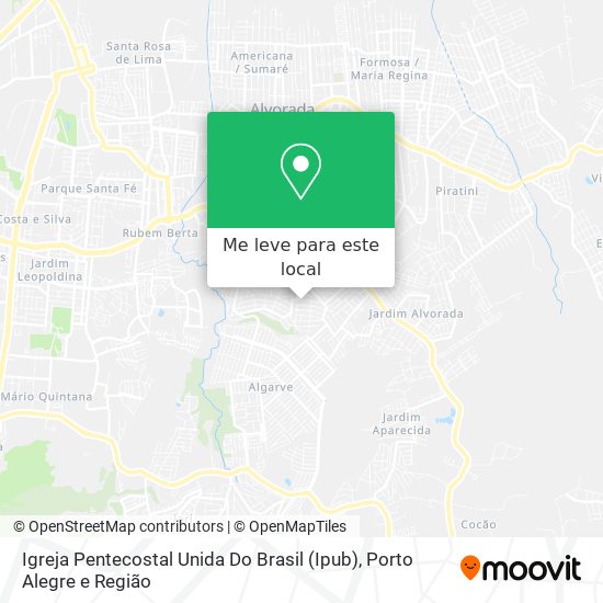 Igreja Pentecostal Unida Do Brasil (Ipub) mapa