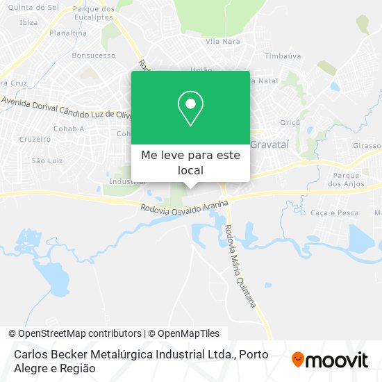 Carlos Becker Metalúrgica Industrial Ltda. mapa