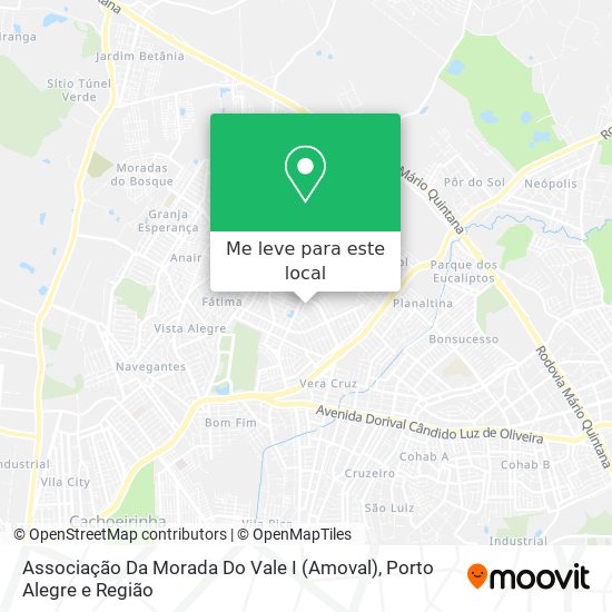 Associação Da Morada Do Vale I (Amoval) mapa