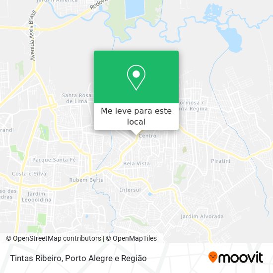 Tintas Ribeiro mapa