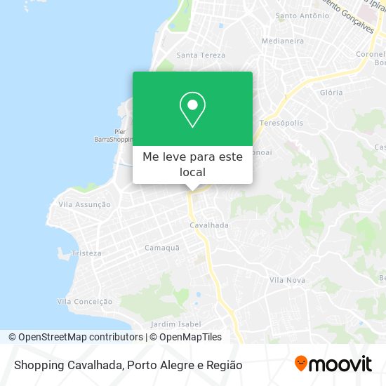 Shopping Cavalhada mapa