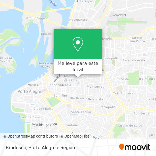 Bradesco mapa