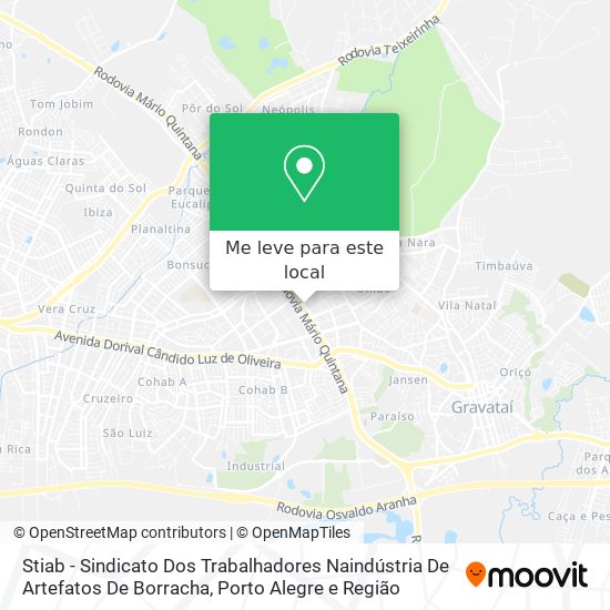 Stiab - Sindicato Dos Trabalhadores Naindústria De Artefatos De Borracha mapa