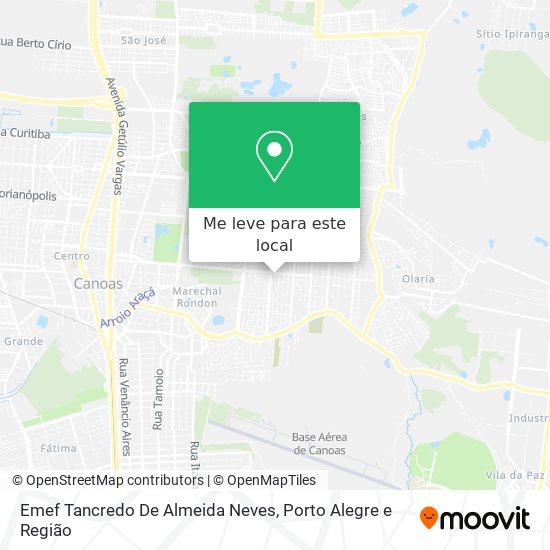 Emef Tancredo De Almeida Neves mapa