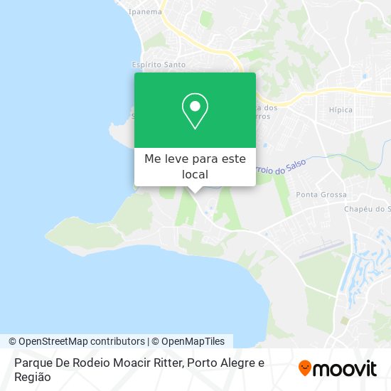 Parque De Rodeio Moacir Ritter mapa