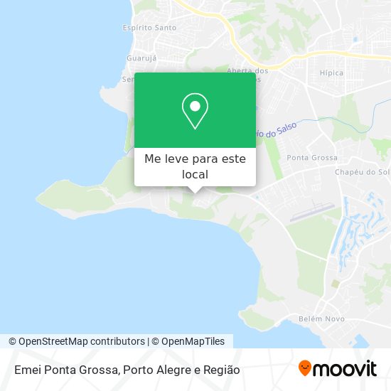 Emei Ponta Grossa mapa