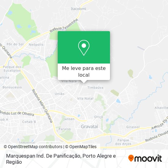 Marquespan Ind. De Panificação mapa
