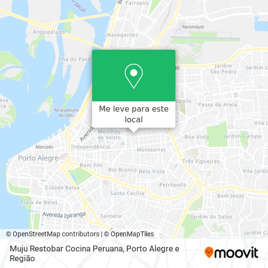 Muju Restobar Cocina Peruana mapa