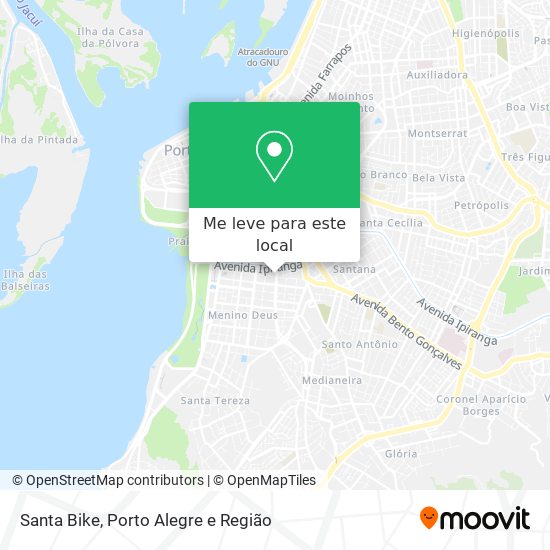 Santa Bike mapa