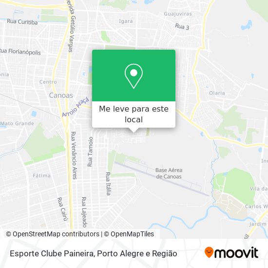 Esporte Clube Paineira mapa