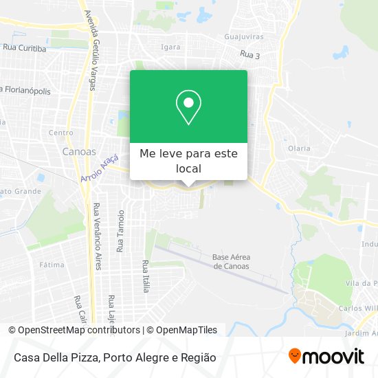 Casa Della Pizza mapa
