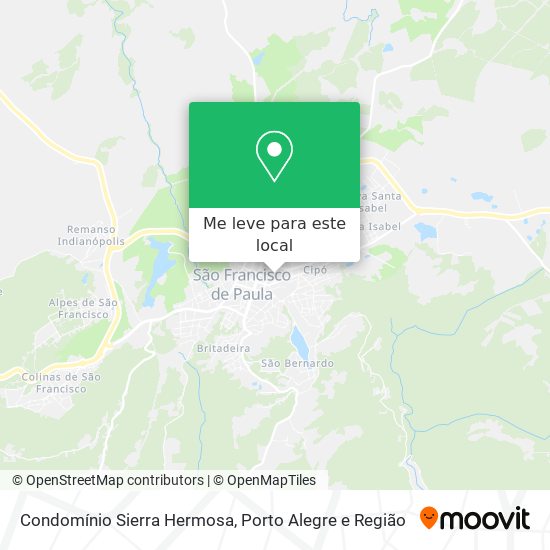 Condomínio Sierra Hermosa mapa