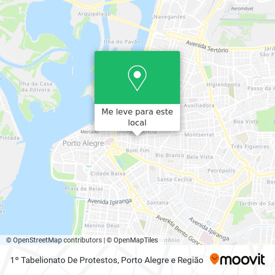 1º Tabelionato De Protestos mapa