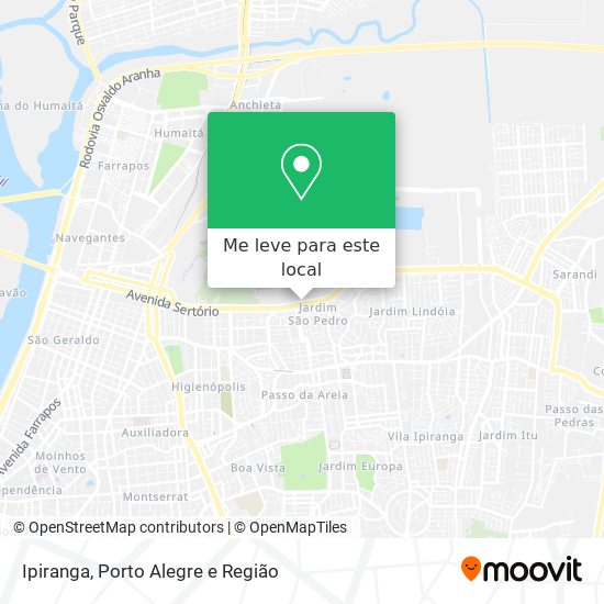 Ipiranga mapa