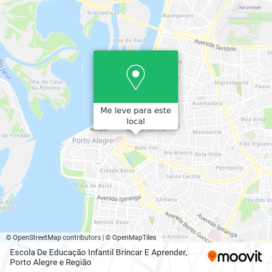 Escola De Educação Infantil Brincar E Aprender mapa