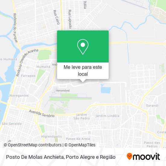Posto De Molas Anchieta mapa