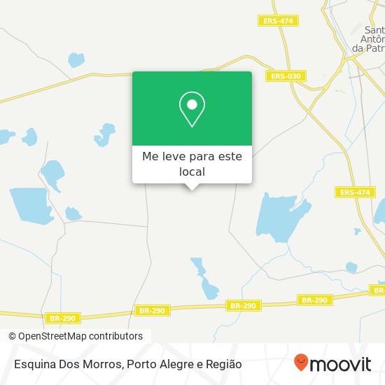 Esquina Dos Morros mapa