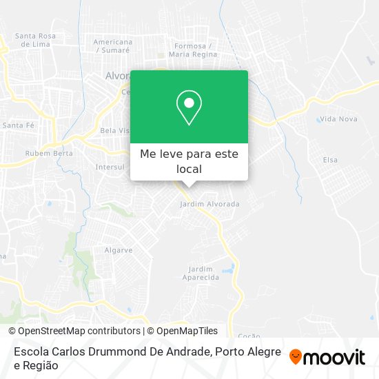 Escola Carlos Drummond De Andrade mapa