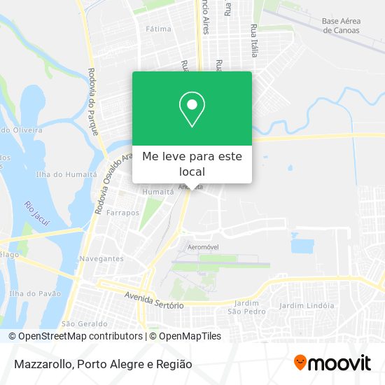 Mazzarollo mapa