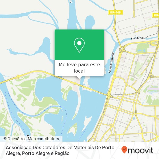 Associação Dos Catadores De Materiais De Porto Alegre mapa