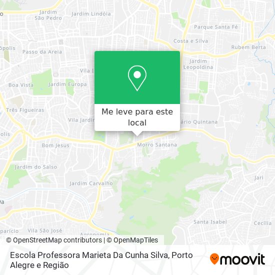Escola Professora Marieta Da Cunha Silva mapa