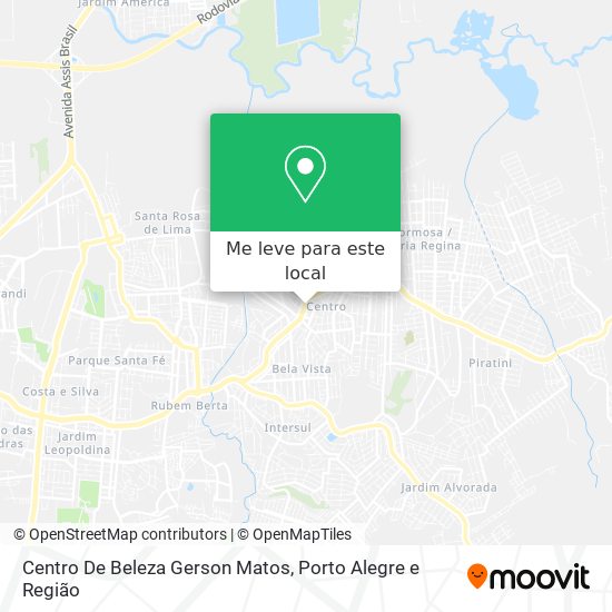 Centro De Beleza Gerson Matos mapa