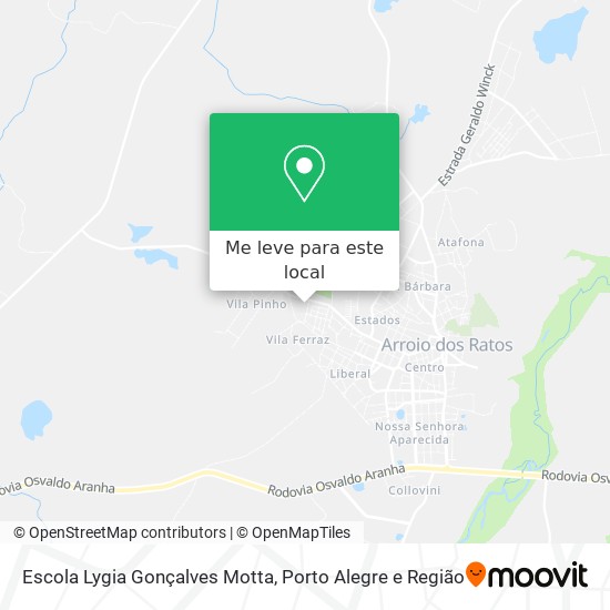 Escola Lygia Gonçalves Motta mapa
