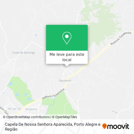 Capela De Nossa Senhora Aparecida mapa
