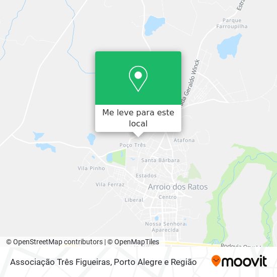 Associação Três Figueiras mapa