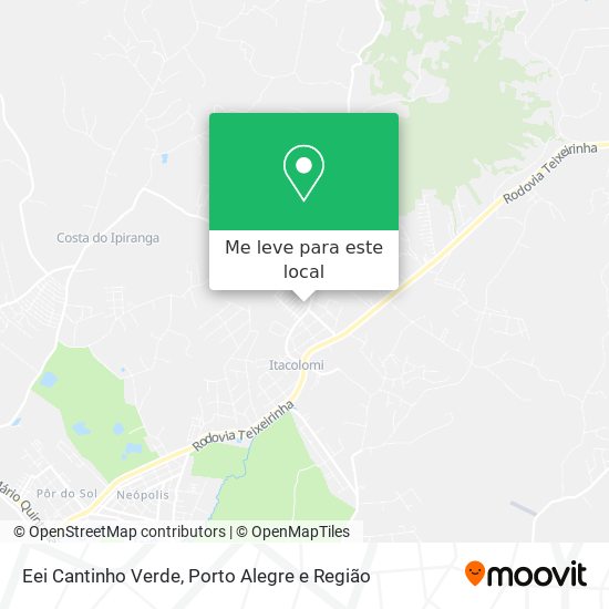 Eei Cantinho Verde mapa