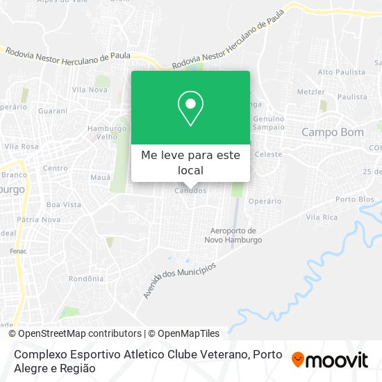 Complexo Esportivo Atletico Clube Veterano mapa