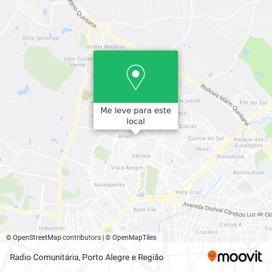 Radio Comunitária mapa