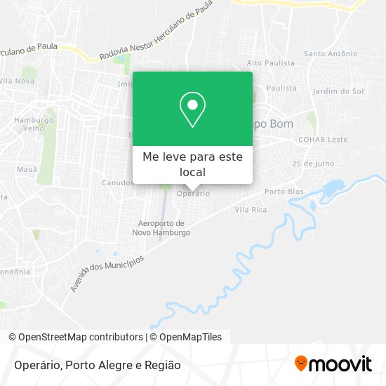Operário mapa