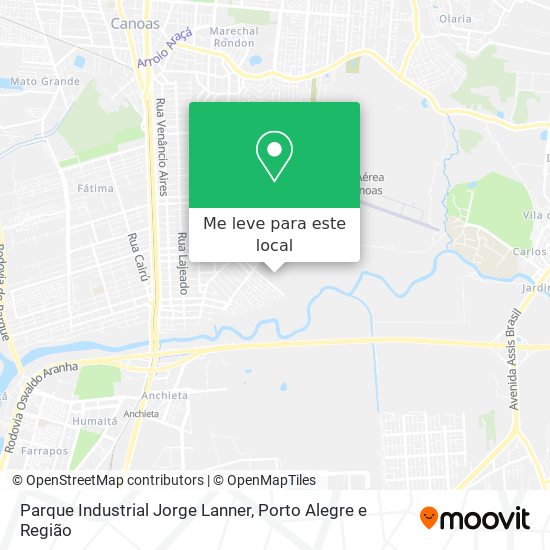 Parque Industrial Jorge Lanner mapa