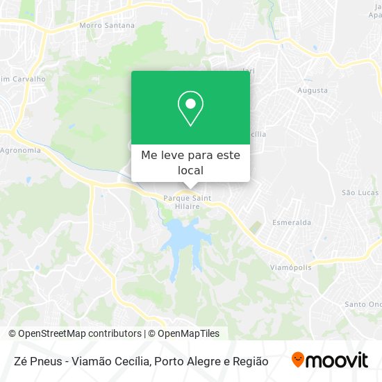 Zé Pneus - Viamão Cecília mapa