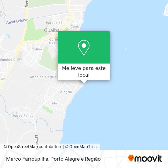 Marco Farroupilha mapa